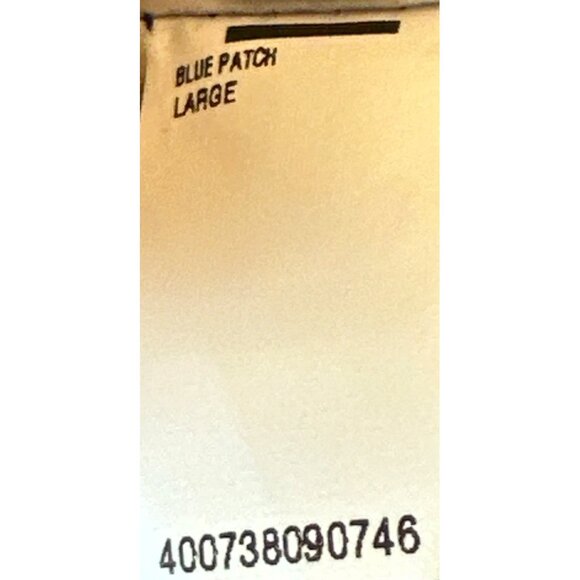 Dana Buchman Boho Blue Patch Large Womens Blouse Bell Sleeve - Picture 6 of 8